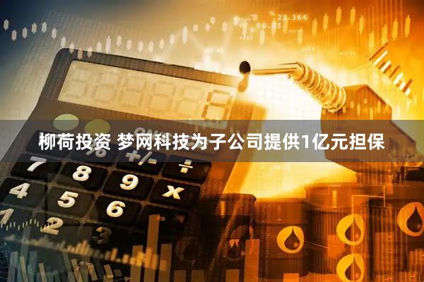 柳荷投资 梦网科技为子公司提供1亿元担保