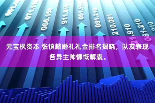 元宝枫资本 张镇麟婚礼礼金排名揭晓，队友表现各异主帅慷慨解囊。